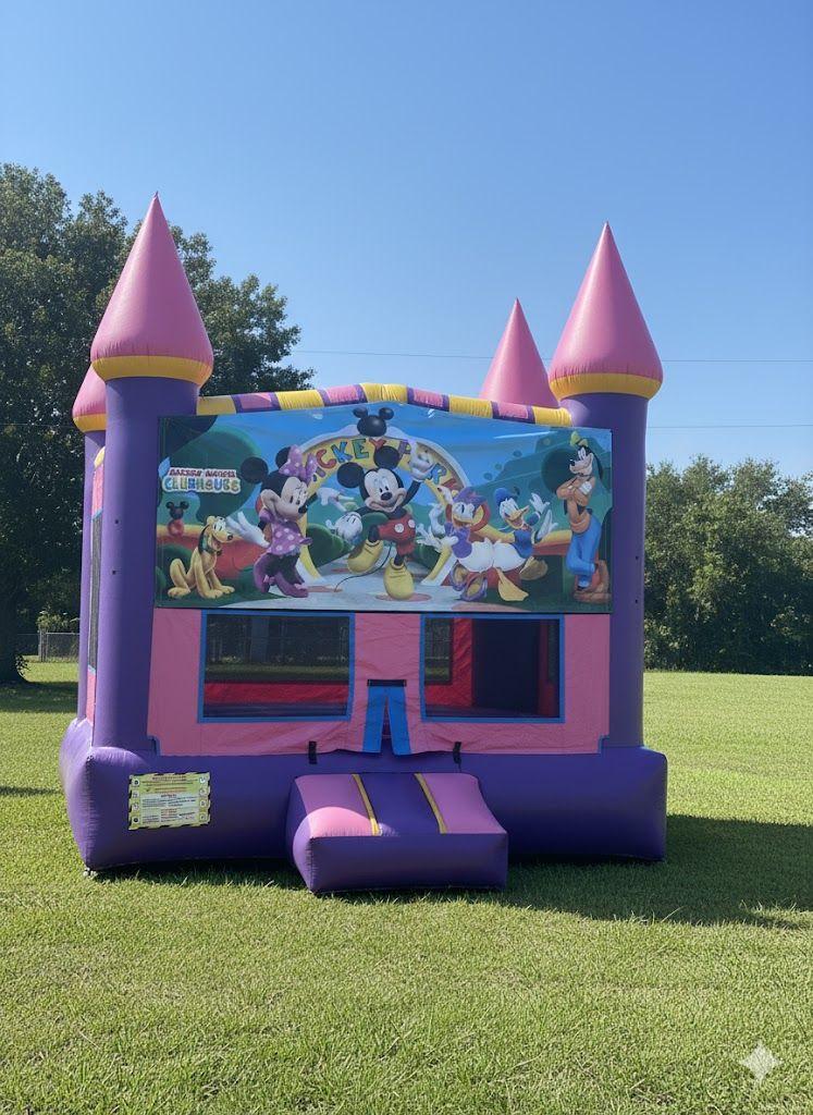 13ft x 13ft Minnie Mouse Clubhouse Bounce House