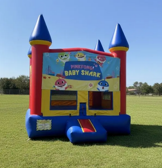 13ft x 13ft Pinkfong Baby Shark Bounce House