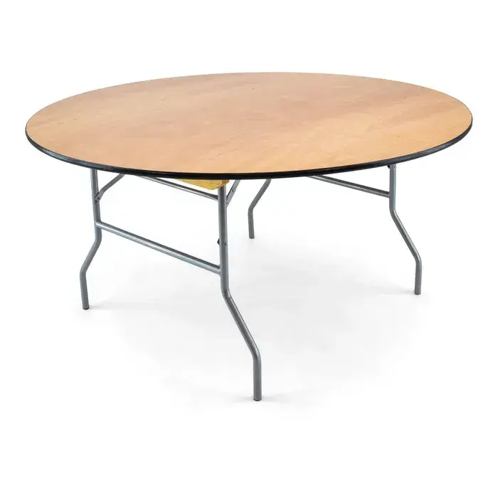 60" Wood Round Table
