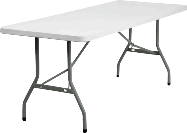 6 ft Plastic Rectangular Table