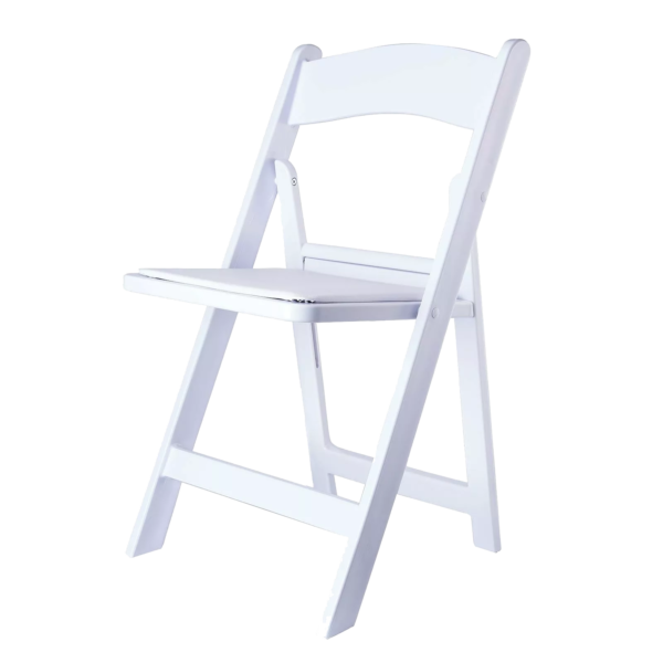 White Resin Chair